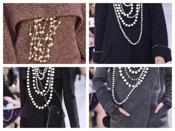 Sautoirs chanel silhouettes automne hiver 2016/2017