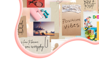 épingle Pinterest: création vision board sur Canva
