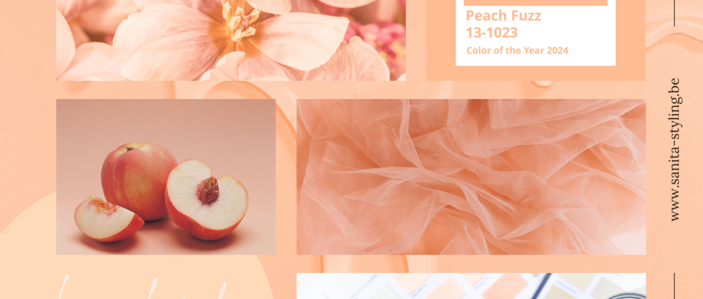 couleur de l'année - peach fuzz pantone