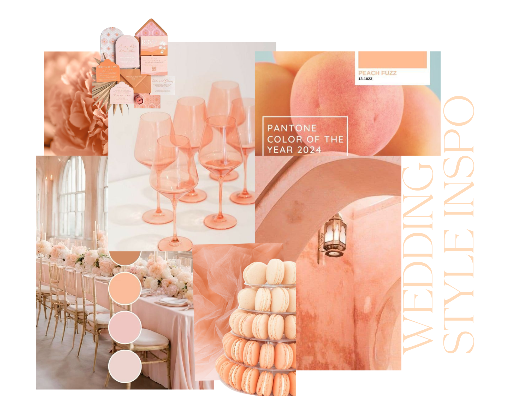 couleur pantone de l'année peach fuzz