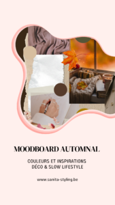 Moodboard automnal: Couleurs et inspirations déco & slow lifestyle